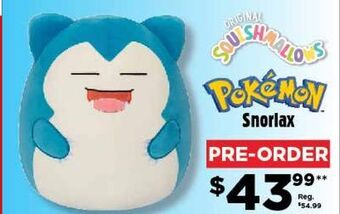Showcase Pokemon snorlax offer