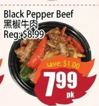 Field Fresh Supermarket Black Pepper Beef offer