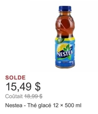 Costco Nestea - Thé glacé 12 × 500 ml offer