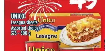 Marché Adonis Unico lasagna sheets offer