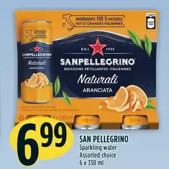 Marché Adonis San pellegrino sparkling water 6 x 330ml offer