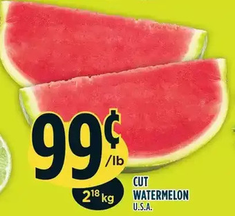 Marché Adonis Cut watermelon offer