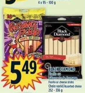 Marché Adonis BLACK DIAMOND Ficello or cheese sticks 252-336 g offer
