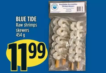 Marché Adonis Blue tide raw shrimps skewers 454g offer