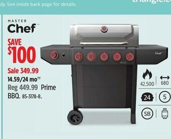 Canadian Tire MASTER Chef Prime BBQ 85-3178-8 offer