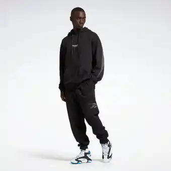 Reebok Basketball vector fleece joggers offer