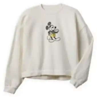 Disney Store Mickey mouse genuine mousewear pullover sweatshirt for women – white offer