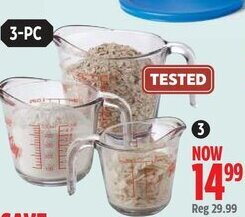 Canadian Tire ANCHOR HOCKING VALUE PACK MEASURING CUP SET offer