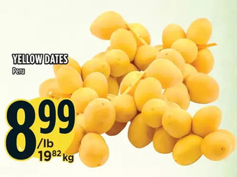 Marché Adonis Yellow dates offer