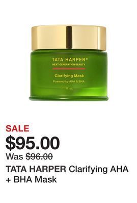 Sephora Clarifying aha + bha mask offer