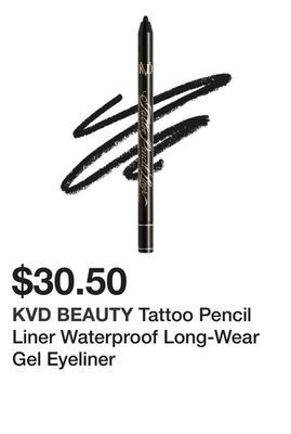 Sephora Tattoo pencil liner waterproof long-wear gel eyeliner offer