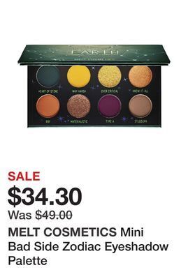 Sephora Mini bad side zodiac eyeshadow palette offer
