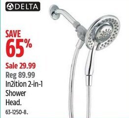Canadian Tire In2ition 2-in-1 Shower Head. offer
