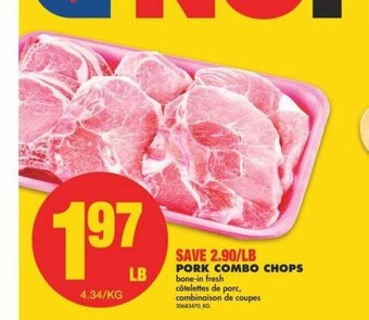 No Frills Pork Combo Chops offer