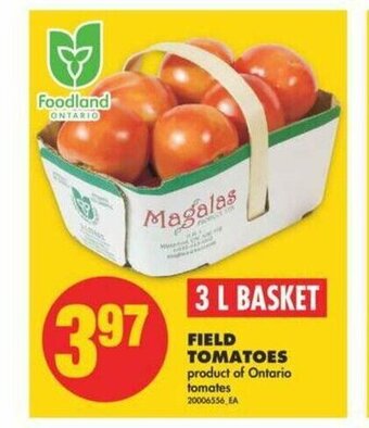 No Frills Field Tomatoes offer