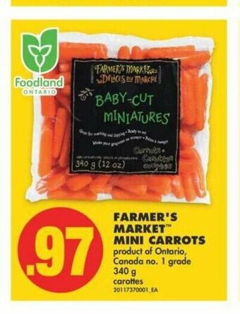 No Frills Farmer's Market Mini Carrots offer