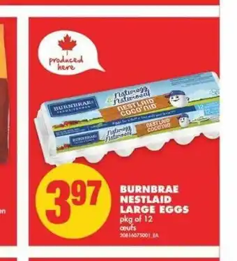 No Frills Burnbrae Nestlaid Large Eggs offer