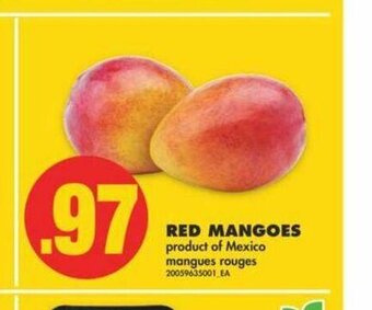 No Frills Red Mangoes offer