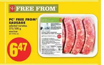 No Frills Free From Sausage offer