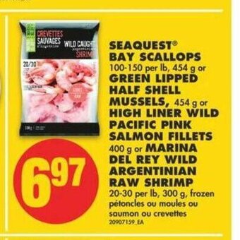 No Frills SeaQuest bay Scallops offer