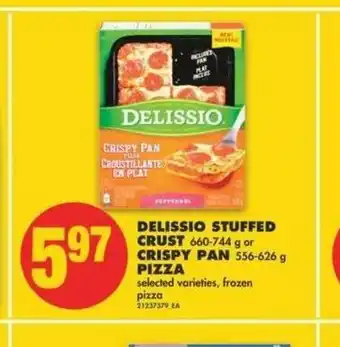 No Frills Delissio Stuffed Crust offer