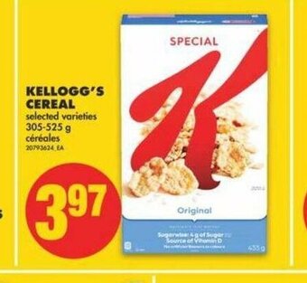 No Frills Kellogg's Cereal offer