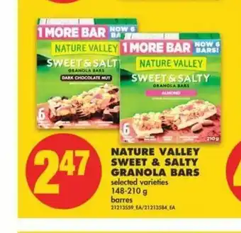 No Frills Nature Valley Sweet & Salty Granola Bars offer