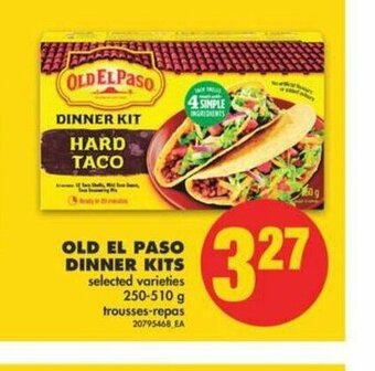 No Frills Old El Paso Dinner Kits offer