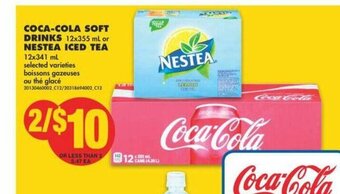 No Frills Coca-Cola Soft Drinks or Nestea Iced tea offer