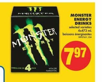 No Frills Monster Energy Drinks offer