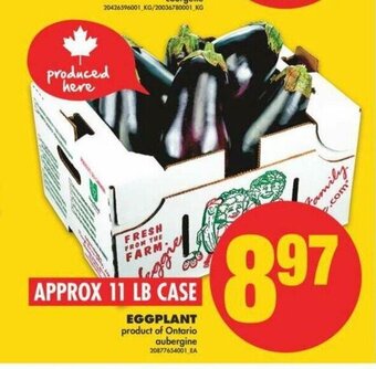 No Frills Eggplant offer