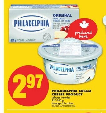 No Frills Philadelphia Cream Cheese Product offer