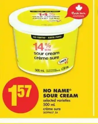 No Frills Sour Cream offer