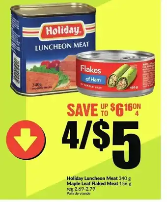 FreshCo Holiday luncheon Meat offer