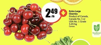 FreshCo Extra Large Cherries offer