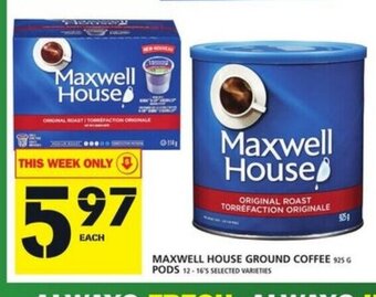 Food Basics Maxwell House Ground Coffee offer