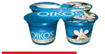 Walmart Oikos or light & free yogurt offer