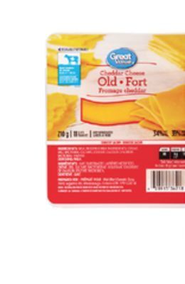 Walmart Great value cheese slices offer