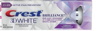 Walmart Crest 3d white toothpaste offer