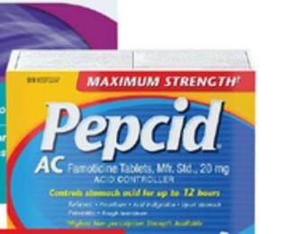 Walmart Pepcid tablets offer