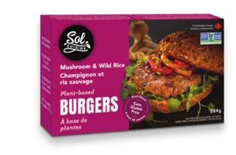 Walmart Sol cuisine plant-based burgers offer