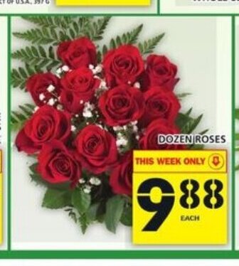 Food Basics Dozen Roses offer