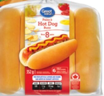 Walmart Great value hot dog buns offer
