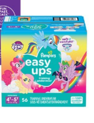 Walmart Pampers easy ups superpack training pants offer