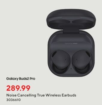 Staples Samsung galaxy buds2 pro noise cancelling true wireless earbuds offer