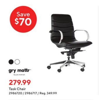 Staples Gry mattr task chair offer