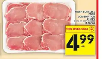 Food Basics Fresh Boneless Pork Combinations offer