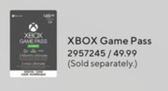 Staples Xbox game pass offer