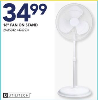 Lowe's Utilitech 16 fan on stand offer