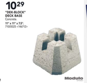 Lowe's Modulo dek.block deck base 11 x 11 x 7.5 offer